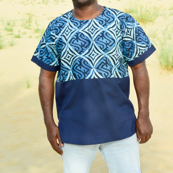 Men's wax print T-Shirt from Rocking Afrocentric