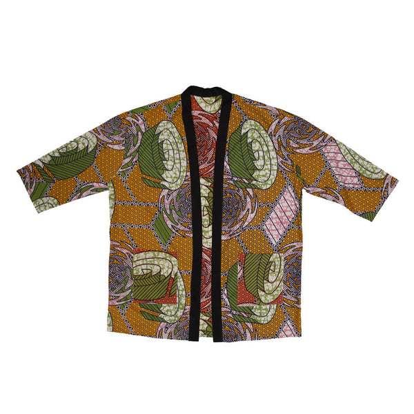 Ladies AfroKimono - Sea Shells